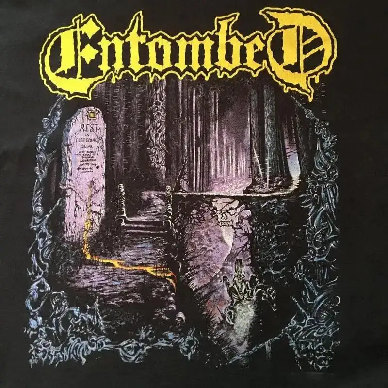 Entombed Left Hand Path Shirt 1990 Black Size S To 5Xl T