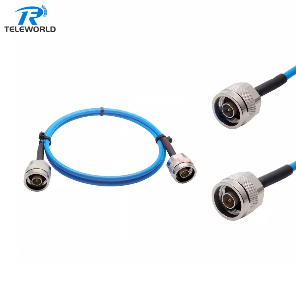 

18GHz SS402 Cable Assemblies N male to N male Connector 18GHz 50ohm