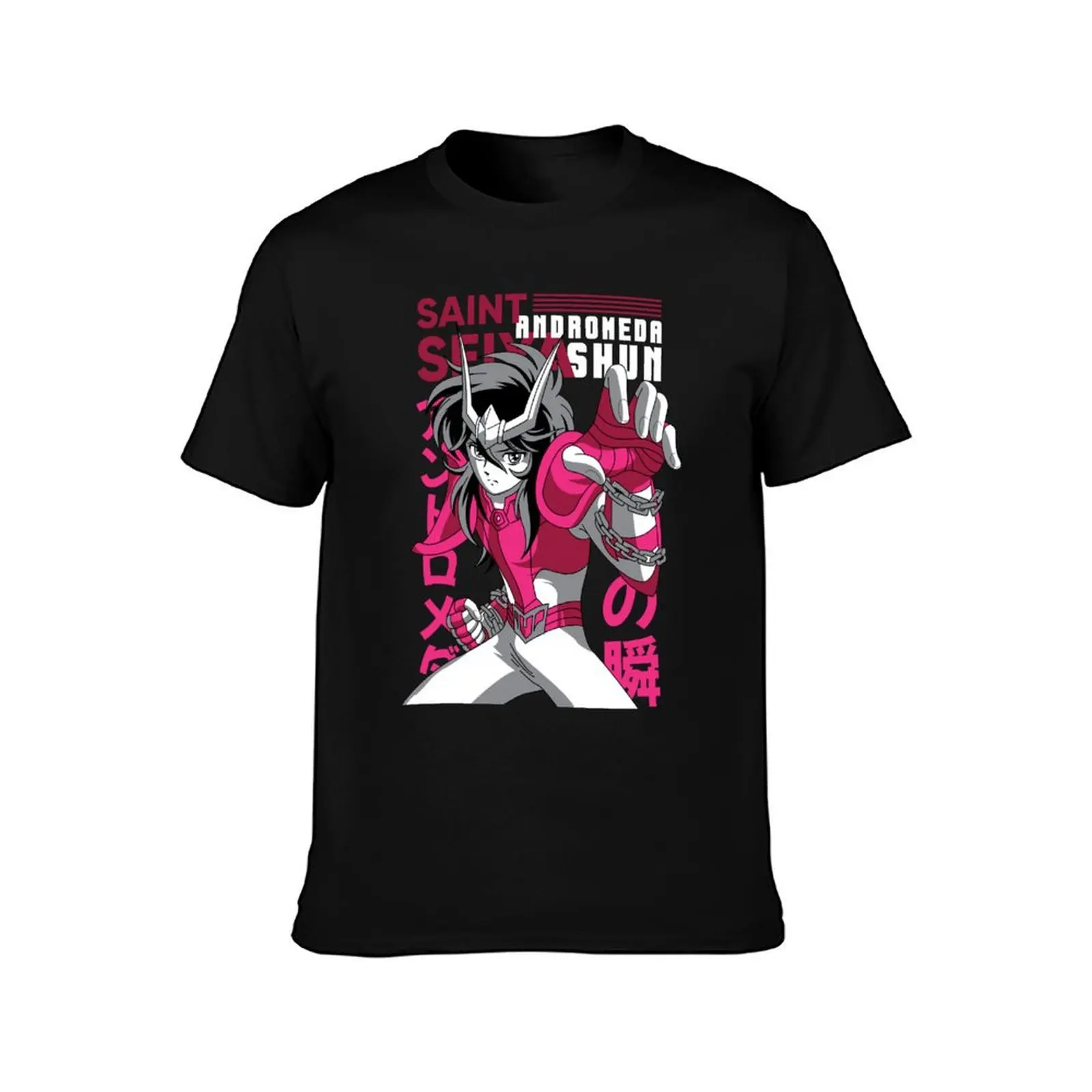 Andromeda Shun T-Shirt man t shirt anime t shirts plus size clothes oversized heavy weight t shirts for men