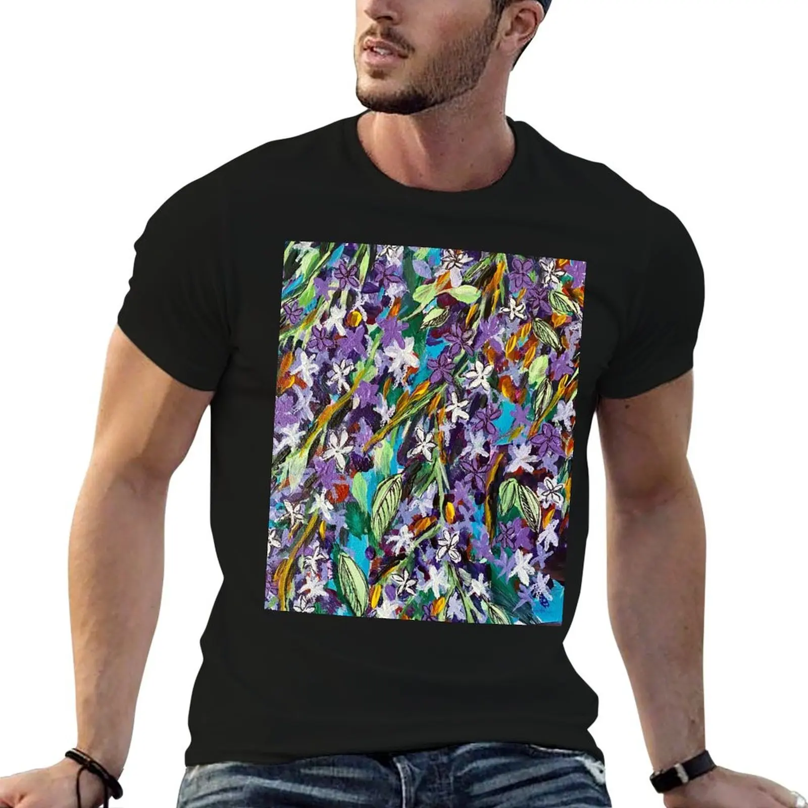 

Florida Lilac II T-Shirt luxury designer man t shirt Short sleeve tee men clothes