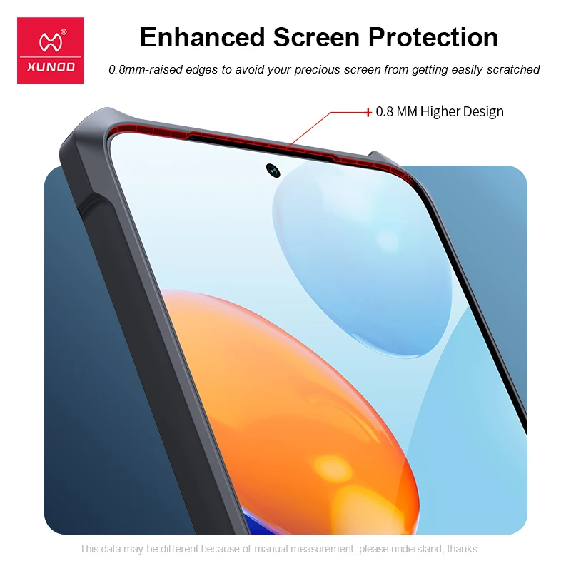 Custodia antiurto Xundd per Xiaomi, cover sottile trasparente per telefono, Redmi Note 11S, 5G, 2022