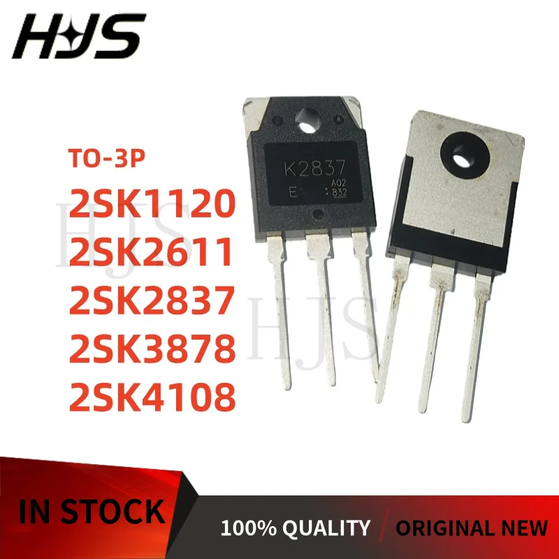 5 uds 100% nuevo 2SK1120 2SK2611 2SK2837 2SK3878 2SK4108 4108 TO-3P transistor emparejado