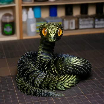3D Printed Articulated Snake 2