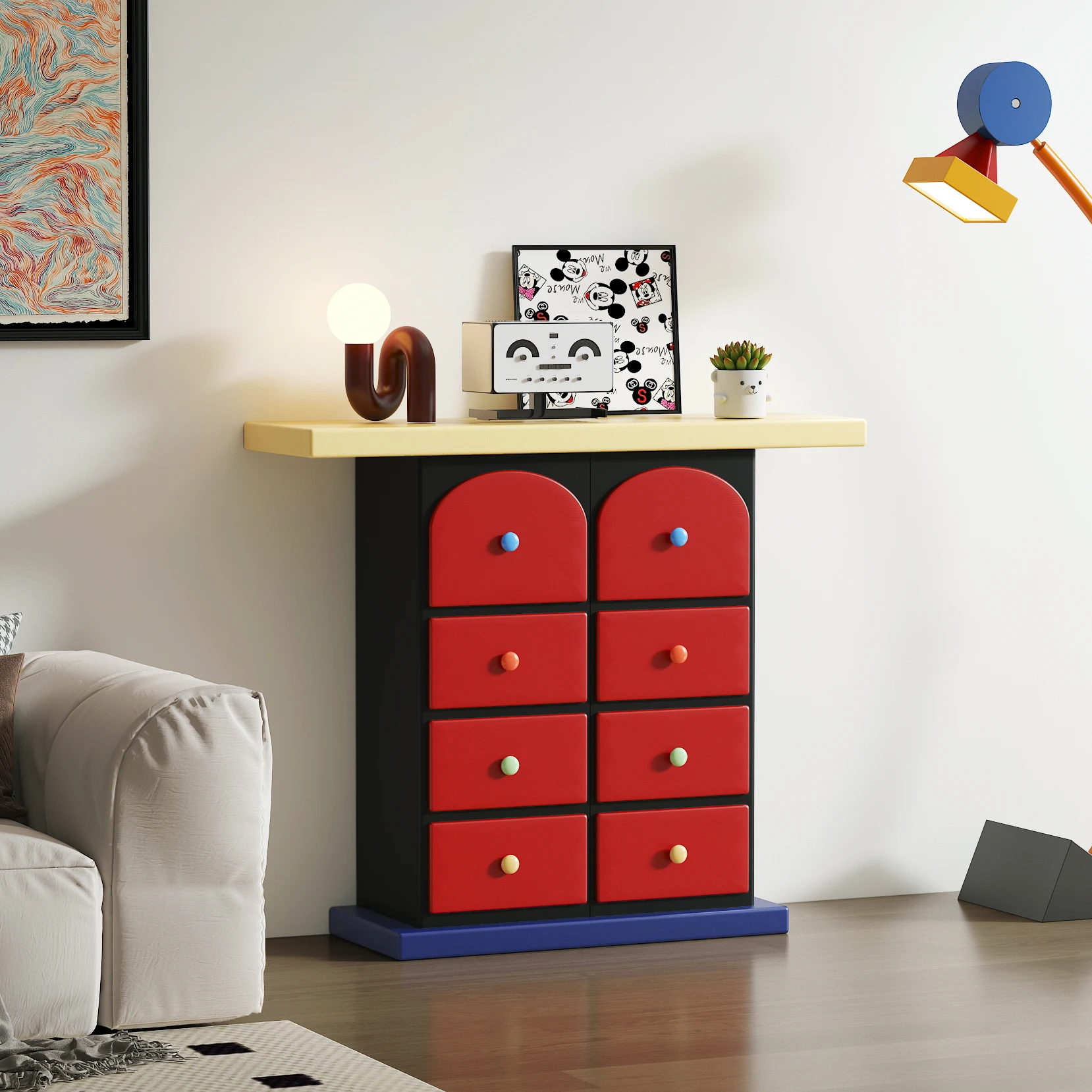 

Organizer Furniture Storage Locker Cabinet Sideboard Dressers Display Showcase Shelf Closet Open Cabinets Armoires De Salon Iron