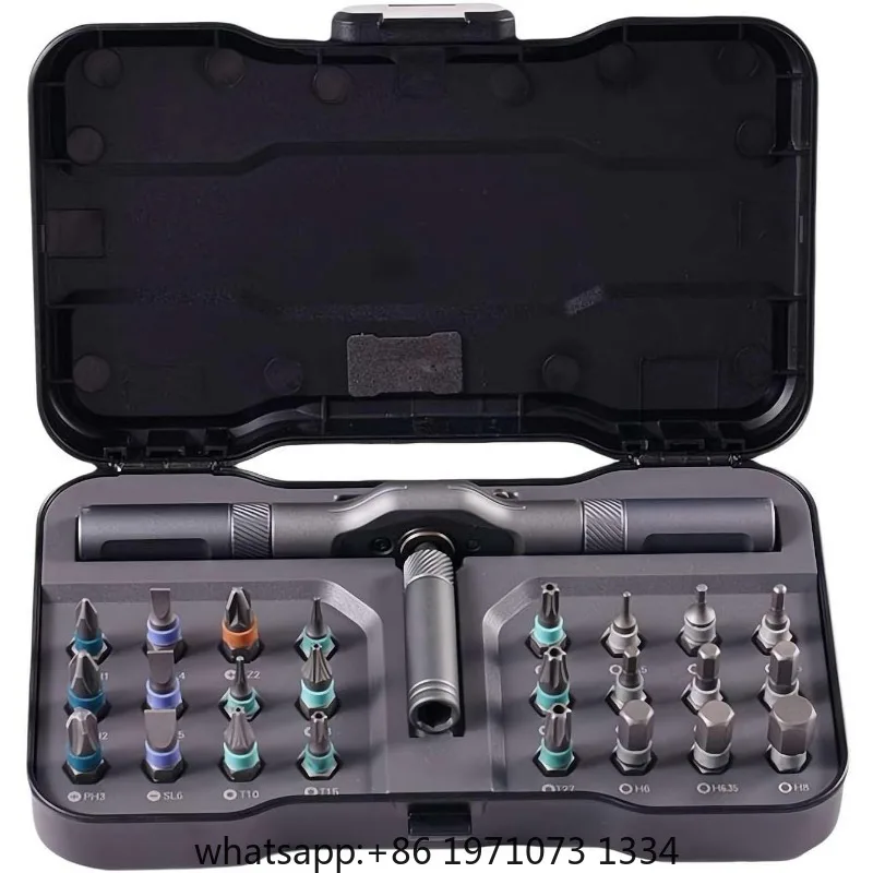 24 in1 RS1 Multi-Purpose Ratchet Screwdriver Set 24 in 1 S2 Steel Magnetic Screwdriver Bits Repair Tools