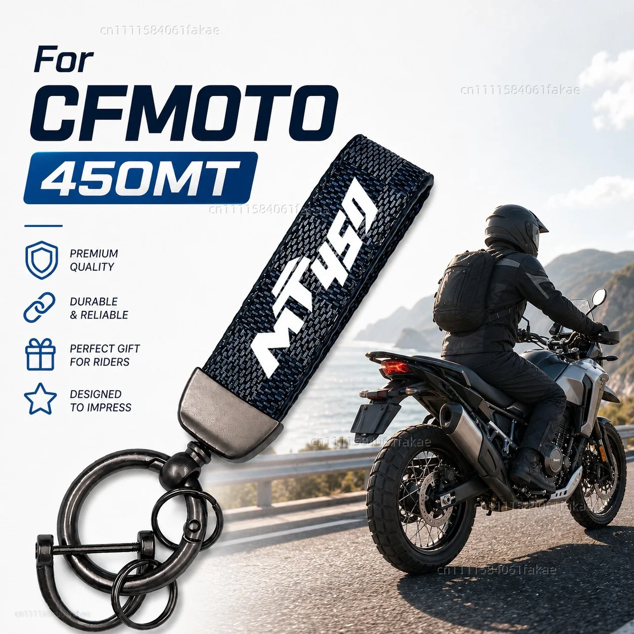 

For CFMOTO CF MOTO CF450MT 450MT 450 MT MT450 2024 2025 Motorcycle Keychain Custom Logo Gift for Rider Men Women
