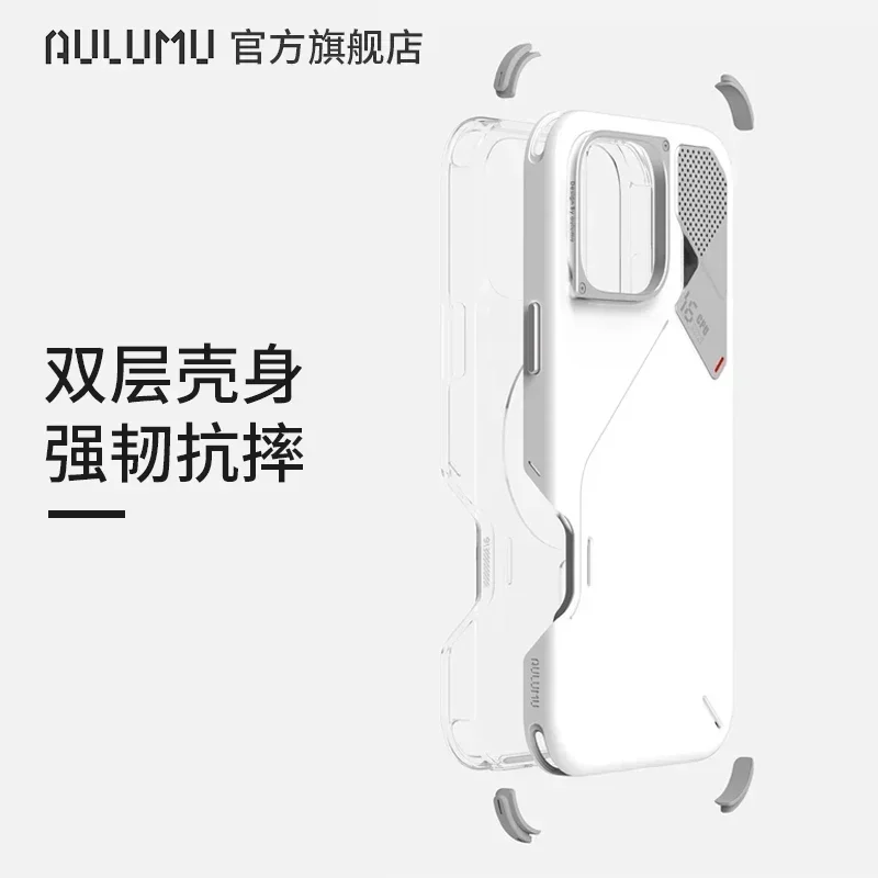 AULUMU A16 Leather Phone Case Magsafe Ultra-thin Magnetic Phone Case Wireless Charging Anti-drop Case for IPhone16 Pro Max