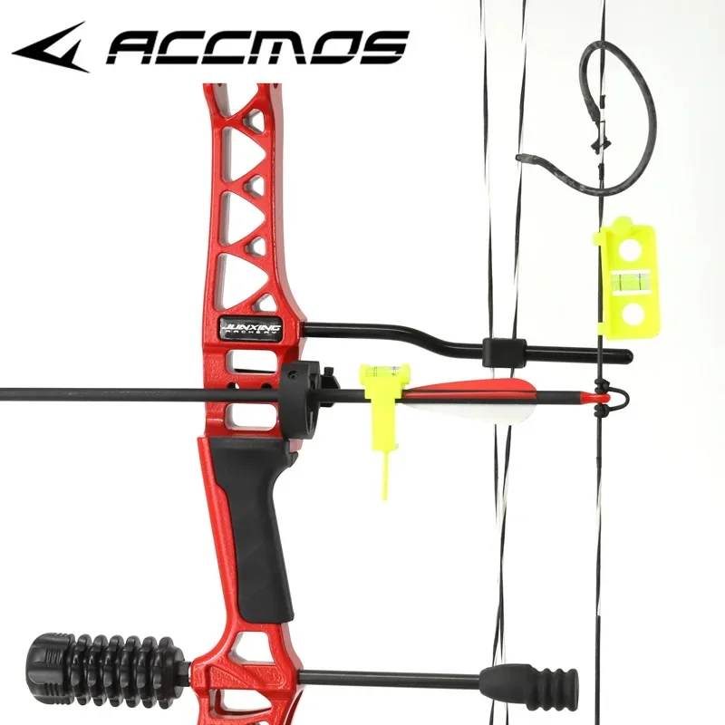 

1 Set Archery Compound Bow Tuning and Mounting String Level Combo Arrow Snap on For Bow Nock Position Plastic Archery Level nock