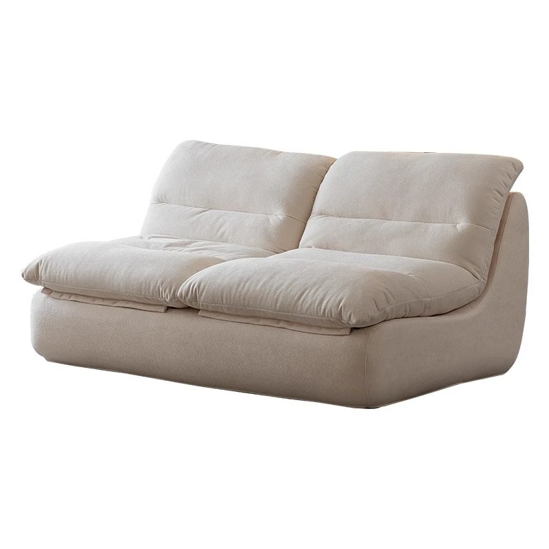 

Modern Nordic 2025 Lazy Single Compressed Couch Fabric L Shape Minimalist Sofas Living Room Double Divano Sottovuoto Furniture