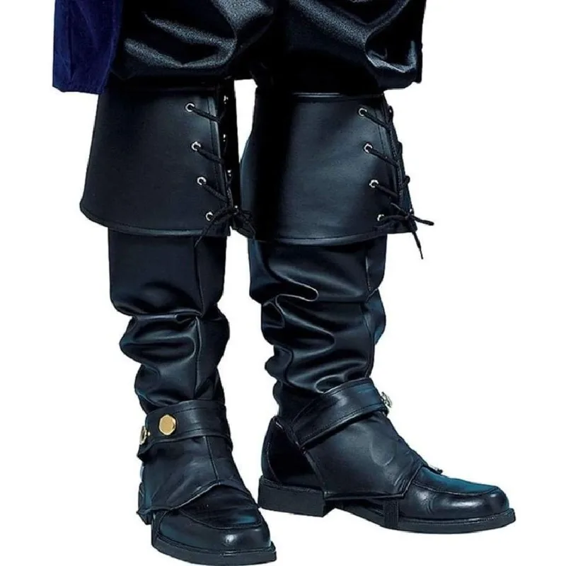 

Medieval Renaissance Viking Gothic Punk Warrior Knight Cosplay Men Women Halloween Carnival Party Costume Shoes Cover Foot Guard