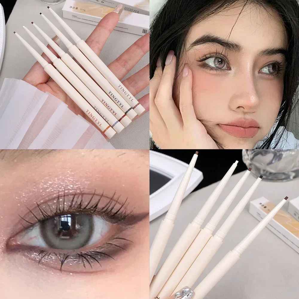 Biały czarny eyeliner makijaż trwały gładki łatwy w noszeniu rozjaśniacz do oczu wodoodporny kolorowy eyeliner ołówki narzędzia do makijażu oczu