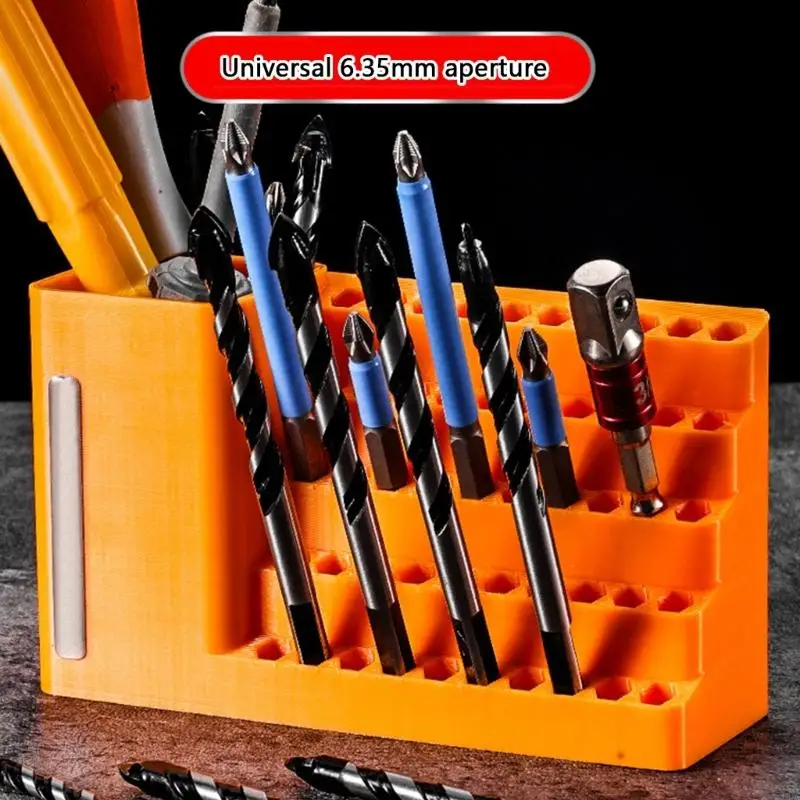 Professional Tool Bit Storage Case Optimized for Hex Shanks Accessories and Space Efficiency