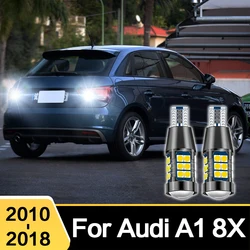 2Pcs For AUDI A1 8X 2010 2011 2012 2013 2014 2015 2016 2017 2018 LED Car Reverse Light Canbus Lamp Bulbs Accessories