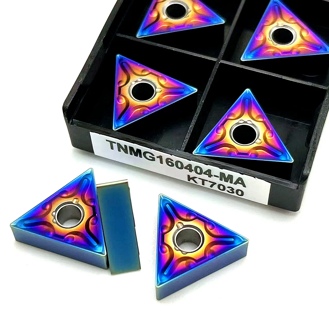 나노 블루 선반 도구, TNMG160404, TNMG160408, 터닝 도구, 카바이드 블레이드, NC 터닝 도구 부품, 고품질 TNMG160404