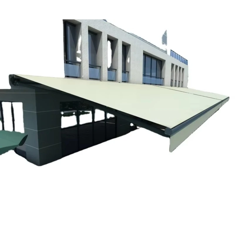 Big Strong Sunshade  Aluminum Automatic 5M Projection Outdoor Aluminum Retractable Awning