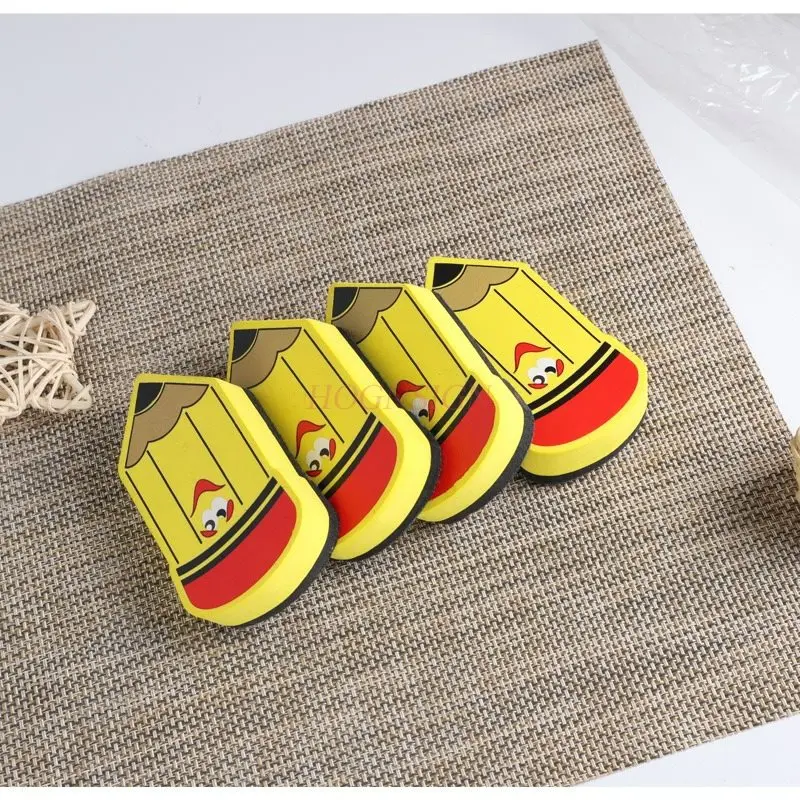 1 قطعة ممحاة السبورة المغناطيسية الكرتونية، قابلة للمسح والمغناطيسي، ممحاة مغناطيسية للأطفال، ممحاة السبورة #4