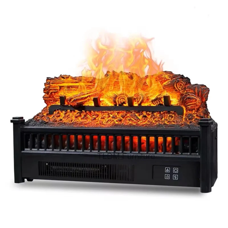 European Fireplaces Decorative Cabinet American Home Decor Simulated Firewood Flame Electronic Fireplace Charcoal Brazier Heater