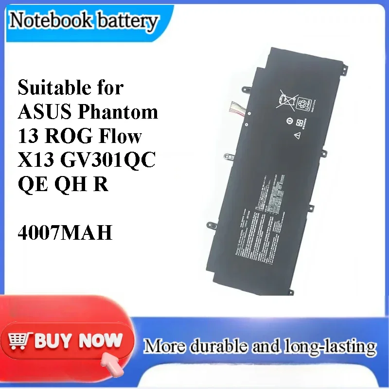[NEW] for ASUS Magic 13 ROG Flow X13 GV301QC QE QH R Built-in Battery C41N2009 Laptop Internal Power Cell