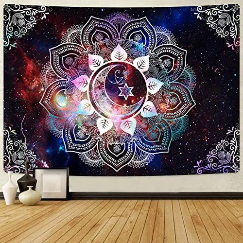 India Psychedelic Tapestry Boho Decoration Home Decor Bedroom Wall Decoration Tapisserie Hippie Gobelin Aesthetic Room Decor