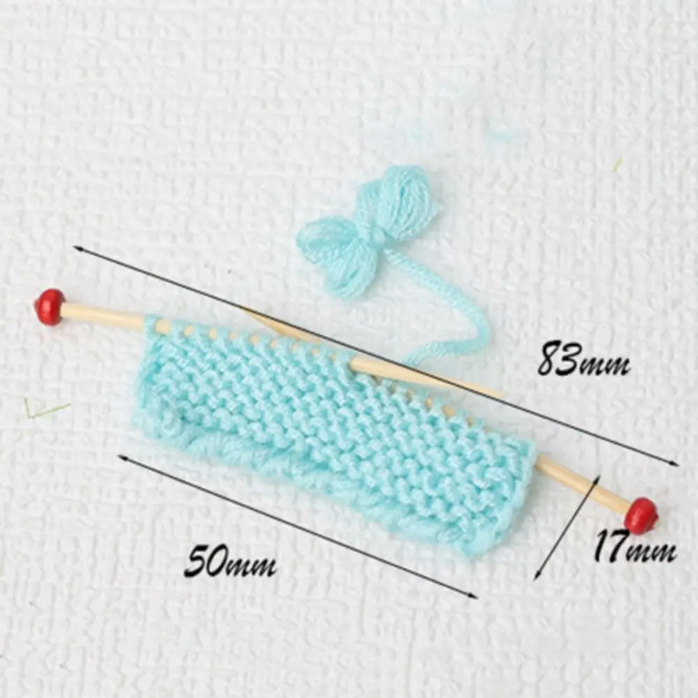 Thick Thread Miniature Knit Sweater Model Scene Props Handicraft Dollhouse Simulation Knitting Yarn Imitation Colorful