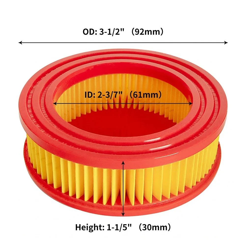 751-14628A Replacement 951-14628 Air Filter For Lawn Maintenance 3-12 Outer Diameter Air Filter Zig-zag Configuration
