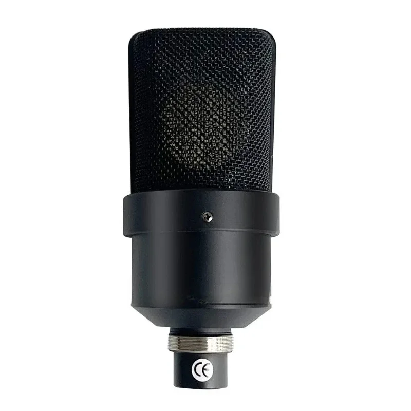 ميكروفون مكثف سلكي، ميكروفون أسود، شبكة أغاني k حية، غشاء كبير لتسجيل الاستوديو الاحترافي #1