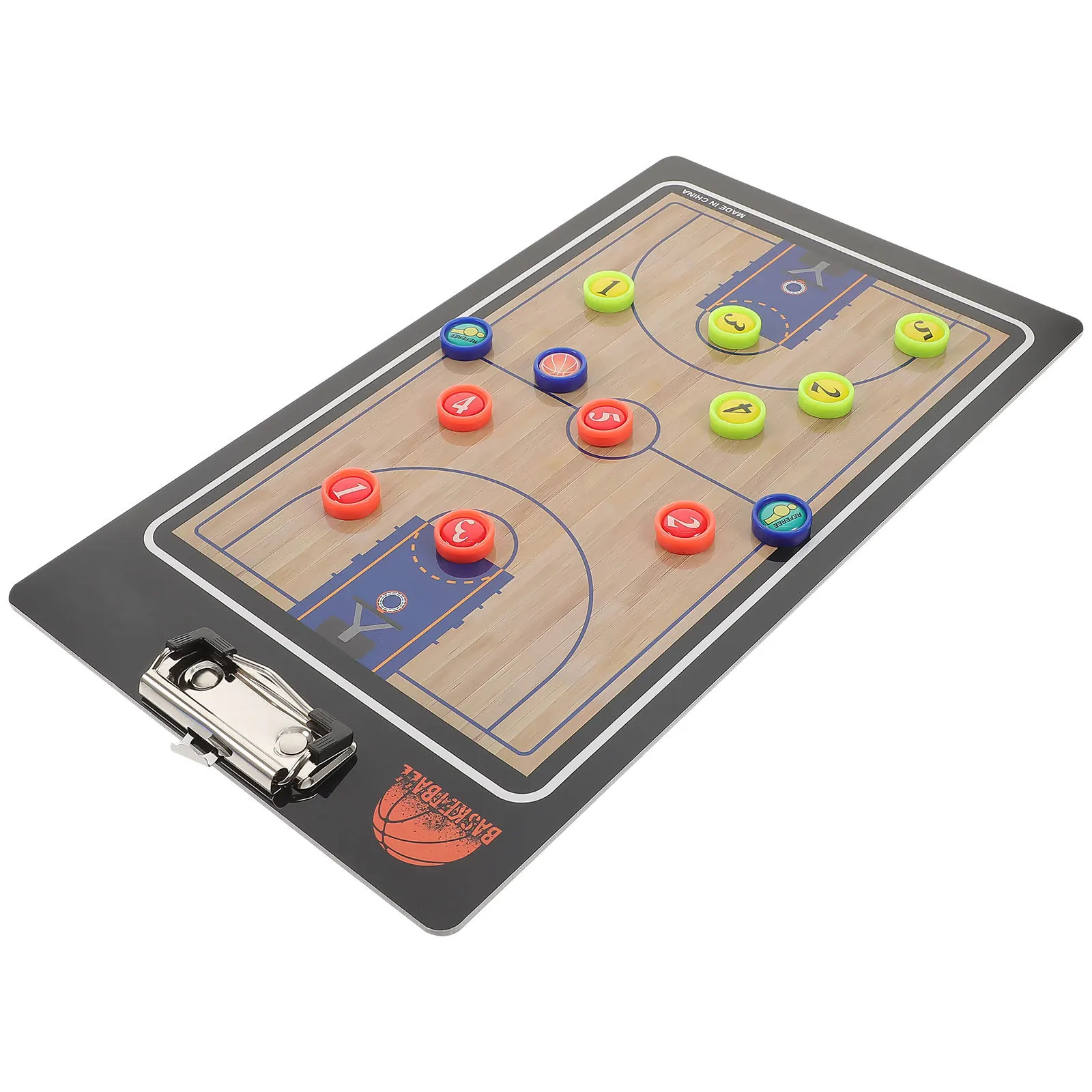 Tablica do treningu koszykówki wielokrotnego użytku, pół-podzielnik koszykarski, tablica suchościeralna do treningu koszykówki