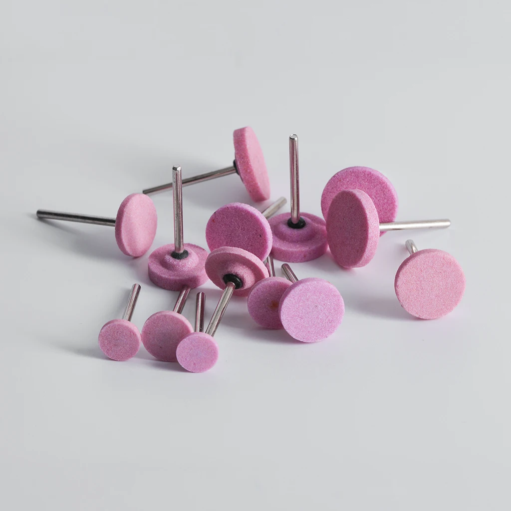 5pcs T-Shaped Abrasive Mounted Stone Point For Rotary Tools Grinding Stone Wheel Head Tools Accessories ﻿