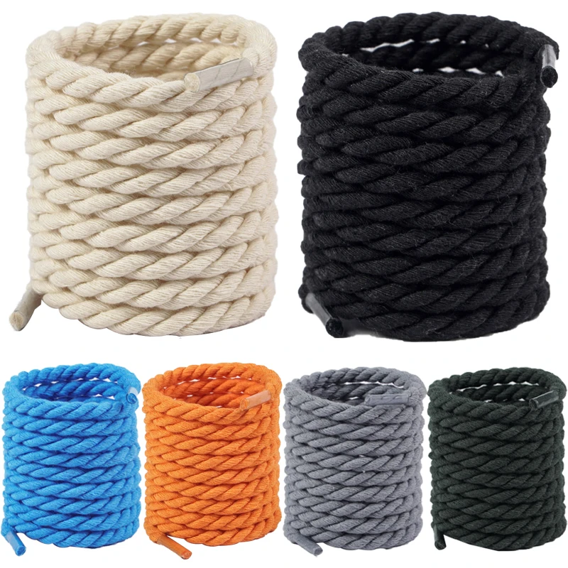 Lacets ronds durables de 0,6 cm de large, lacets de haute qualité tissés avec précision, adaptés à une variété de chaussures, 1 paire/3 paires
