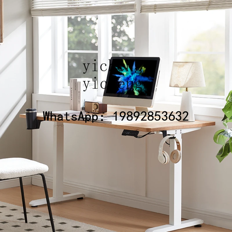AA  student bedroom household removable  writing table workbench rectangular solid wood table