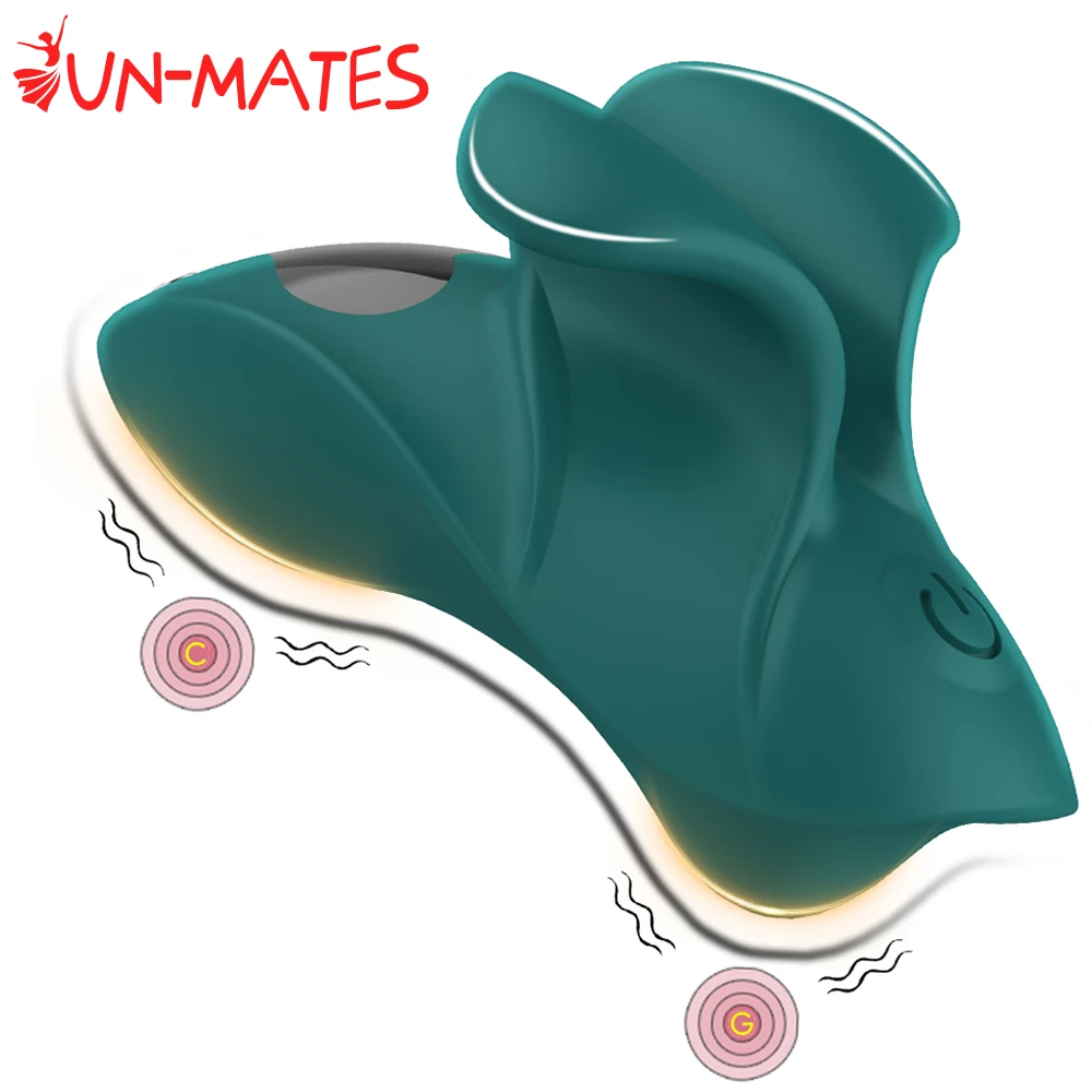 Vibratore per l'usura delle dita massaggiatore per clitoride in Silicone a 9 velocità masturbazione femminile coppia flirtare stimolatore del punto G giocattoli del sesso per donna