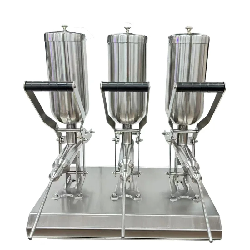 Manual filling cream machine, milk tea shop fully automatic equipment, bakery filling cream machine (excluding long mouth)