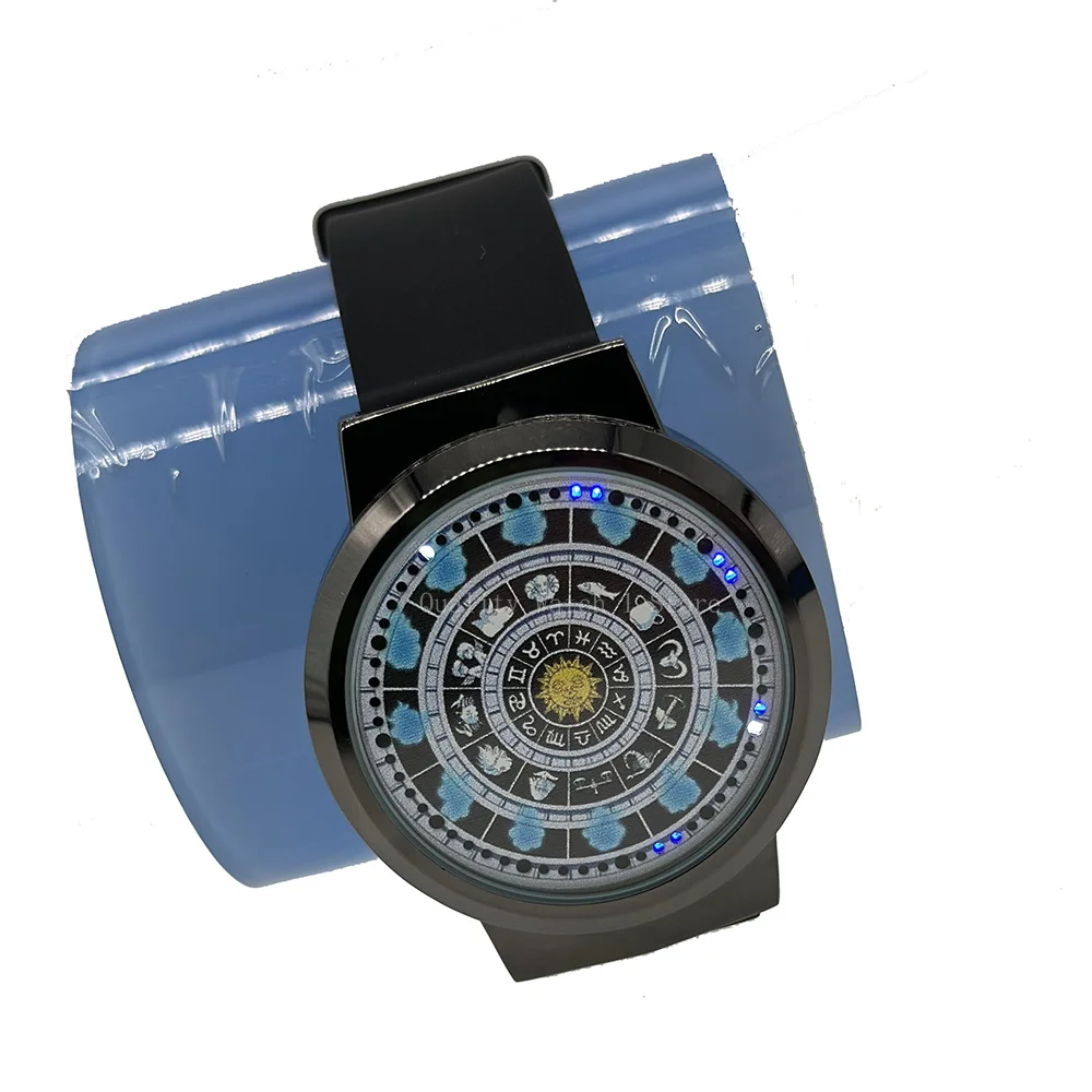 

New Watch men Fashion Silicone LED Color Luminescent 2023 Student Watches Girls Quartz Clock Cute Little Fresh Wristwatch