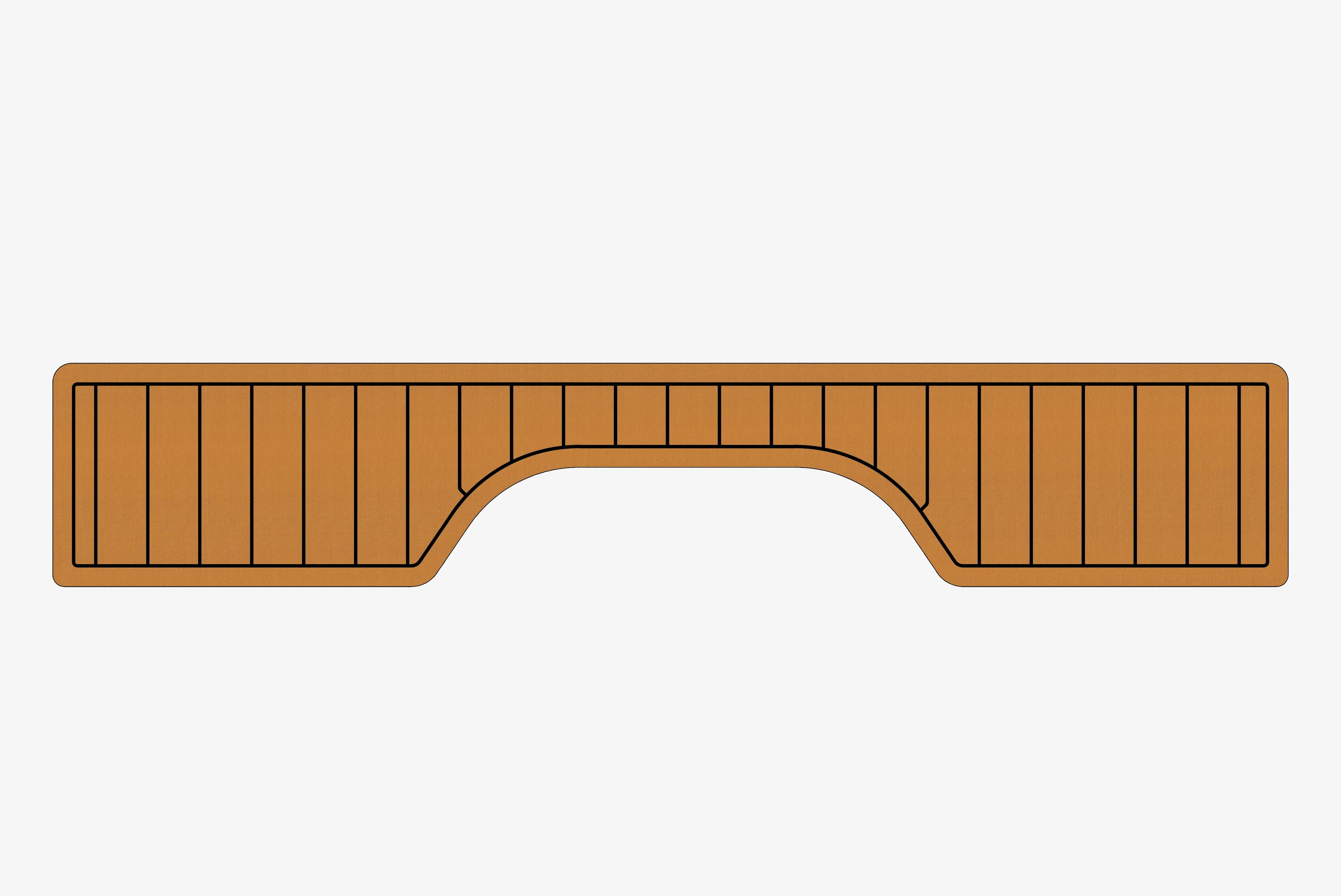 

1997 Reinell 180 1/4" 6mm EVA foam Non-Slip PVC Teak Decking marine Mat seadek aqua carpet Marine Floor