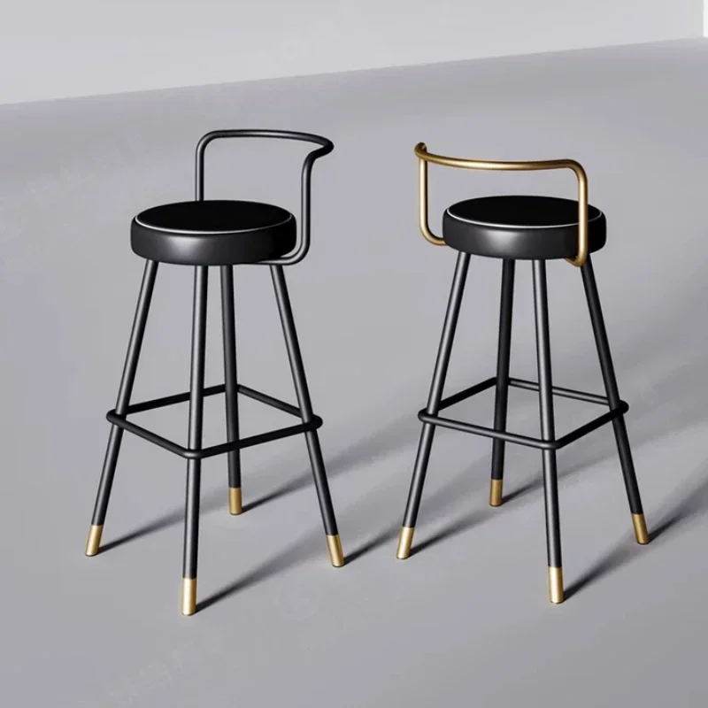 مقصف منصة مشروبات كرسي فاخر إطار معدني منجد فو الجلود الأمريكية الخفيفة الكبار عالية البراز لجزيرة المطبخ