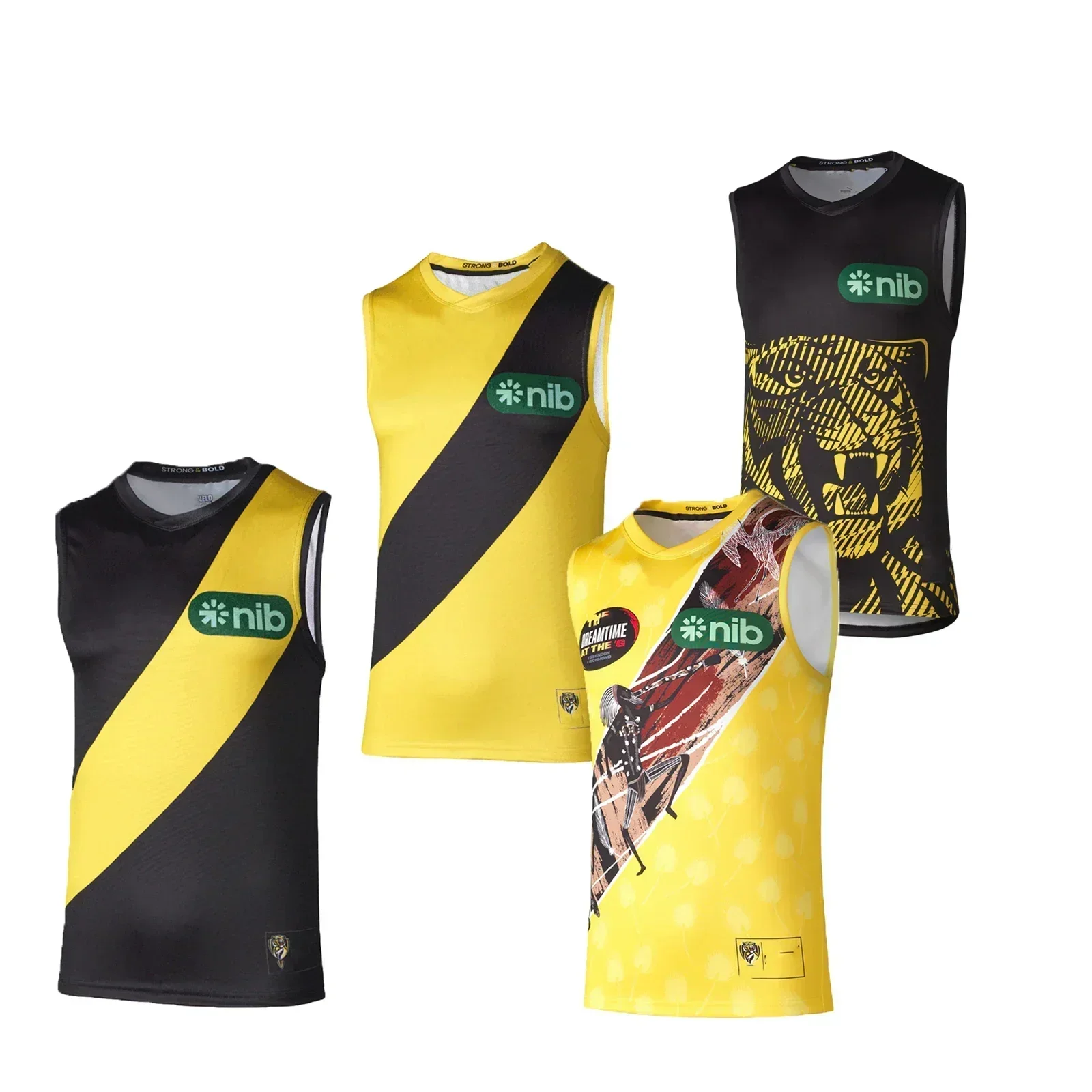 2023 Richmond Tigers Mens Home/Clash/Indigenous/Training Guernsey Customize