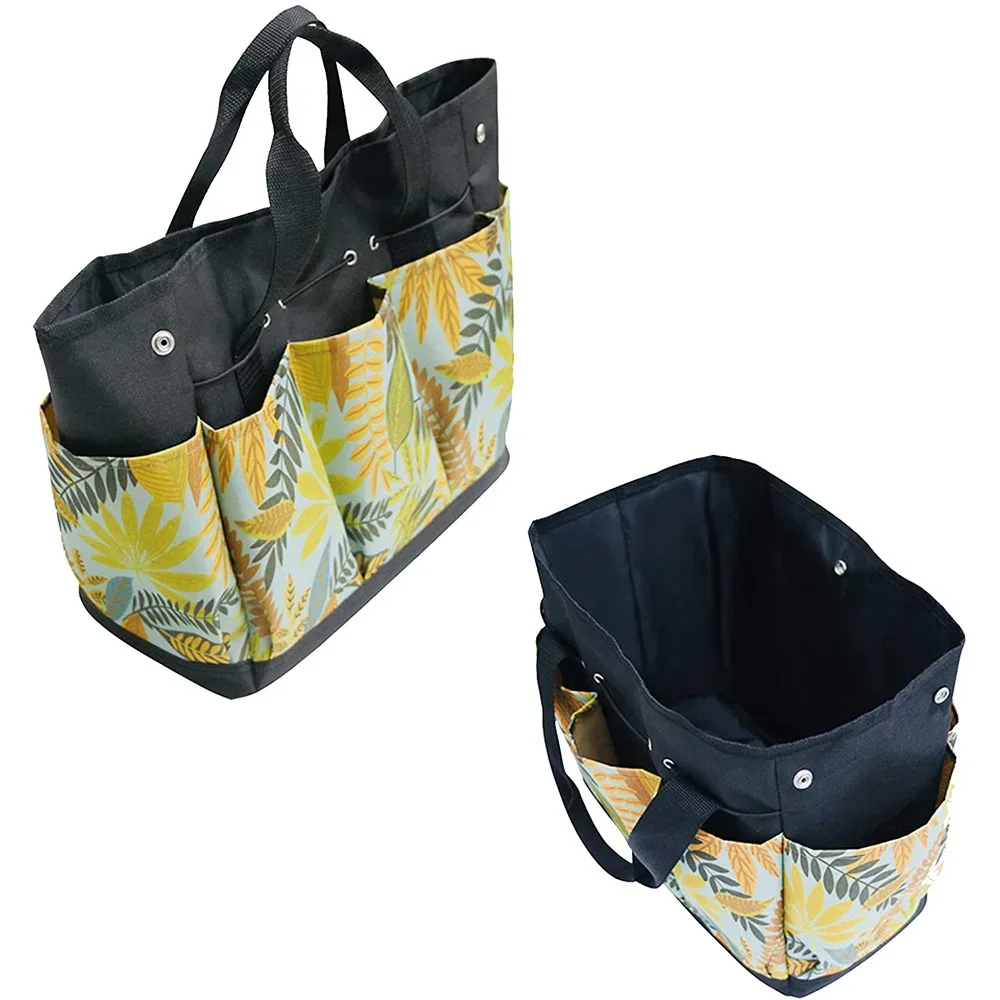 Gardening Tool Tote Bag Outdoor Multi Pocket Garden Tool Kit Organizer Bag Compact Hand Tool Gardeners Storage Bag