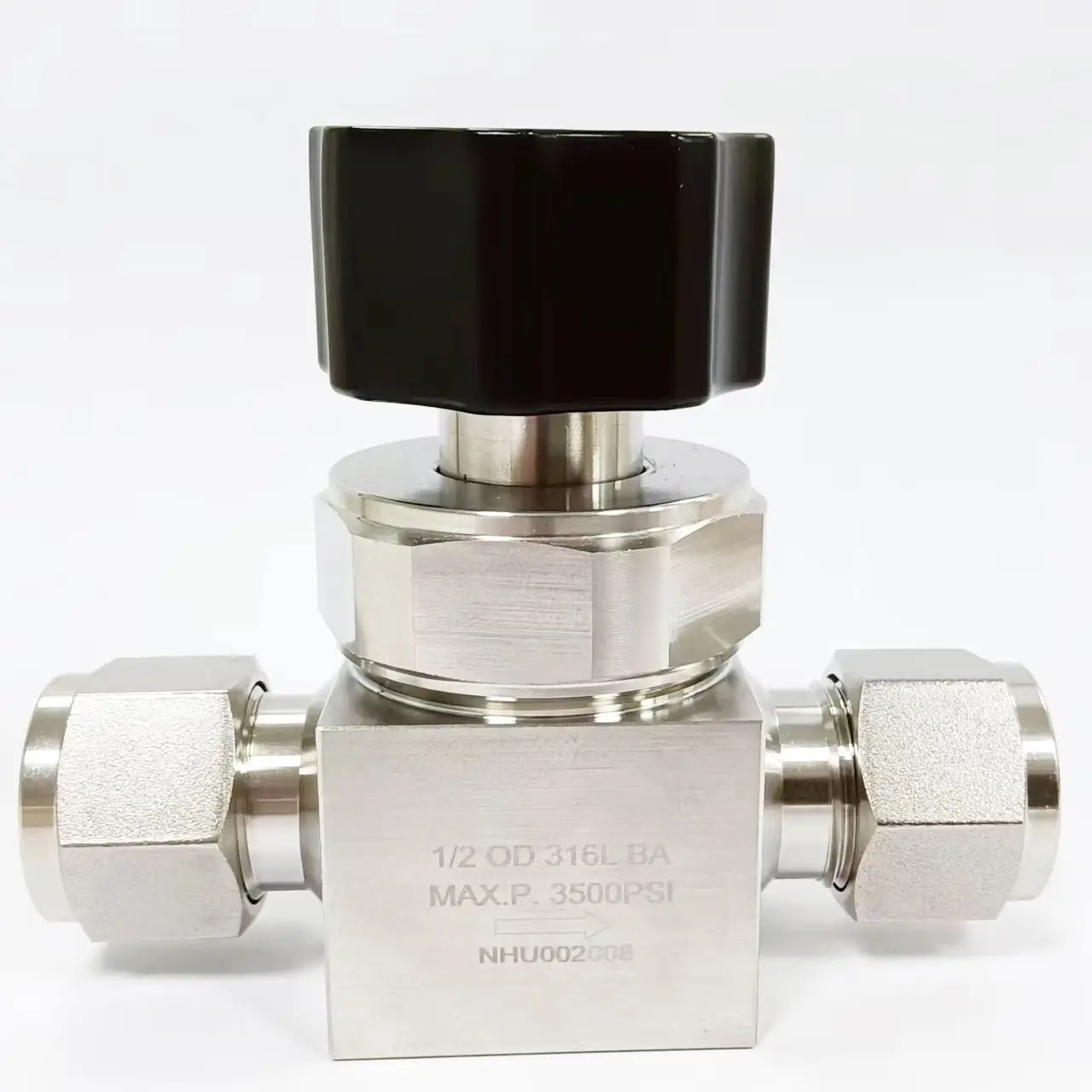 Valvola a membrana ad alta pressione in acciaio inossidabile Valvola di intercettazione manuale OEM ad alta temperatura personalizzabile