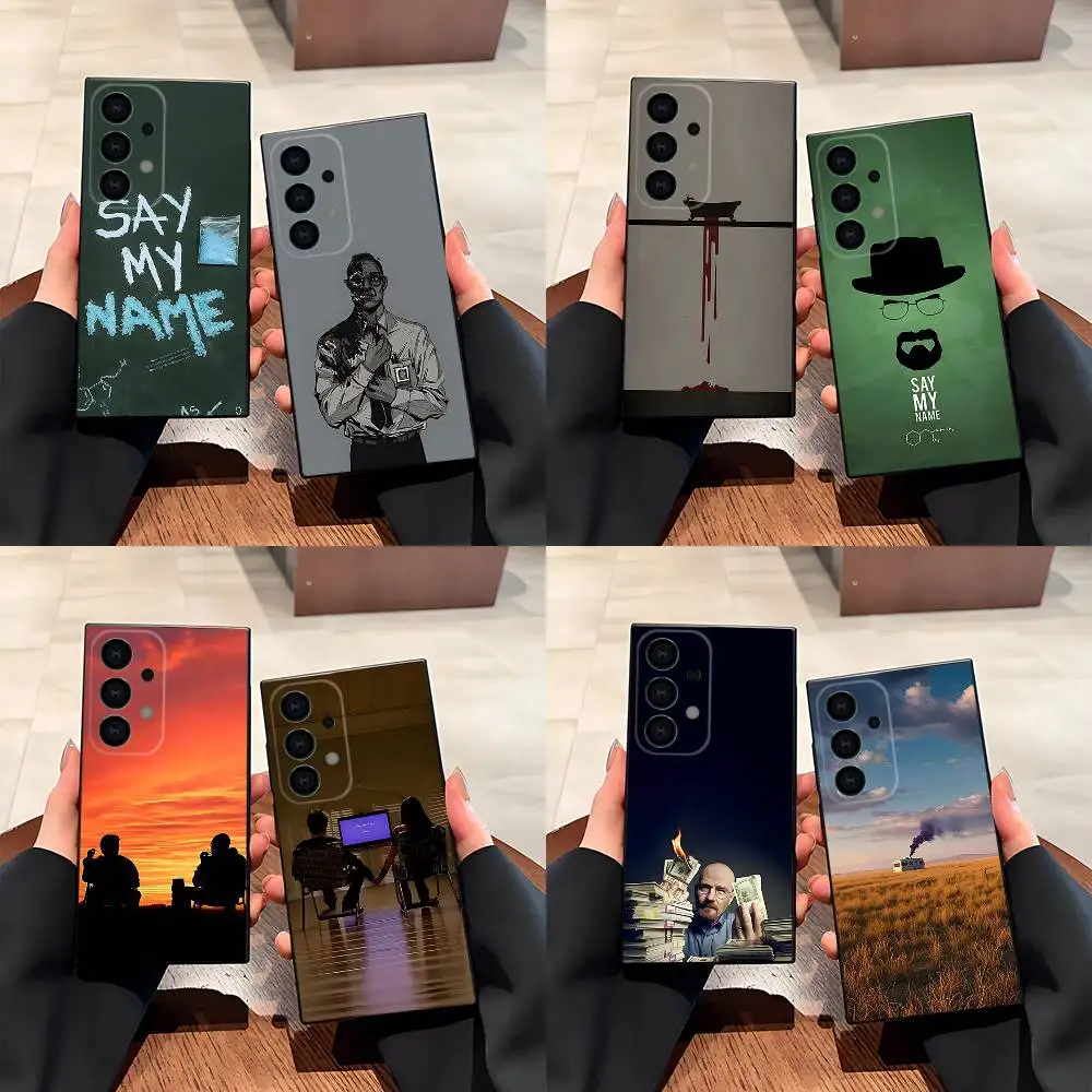 

B-Breaking B-Bad TV Phone Case for Samsung S series s21 s22 s23 s24 s25 FE Plus Ultra TPU Soft to Skin-friendly case