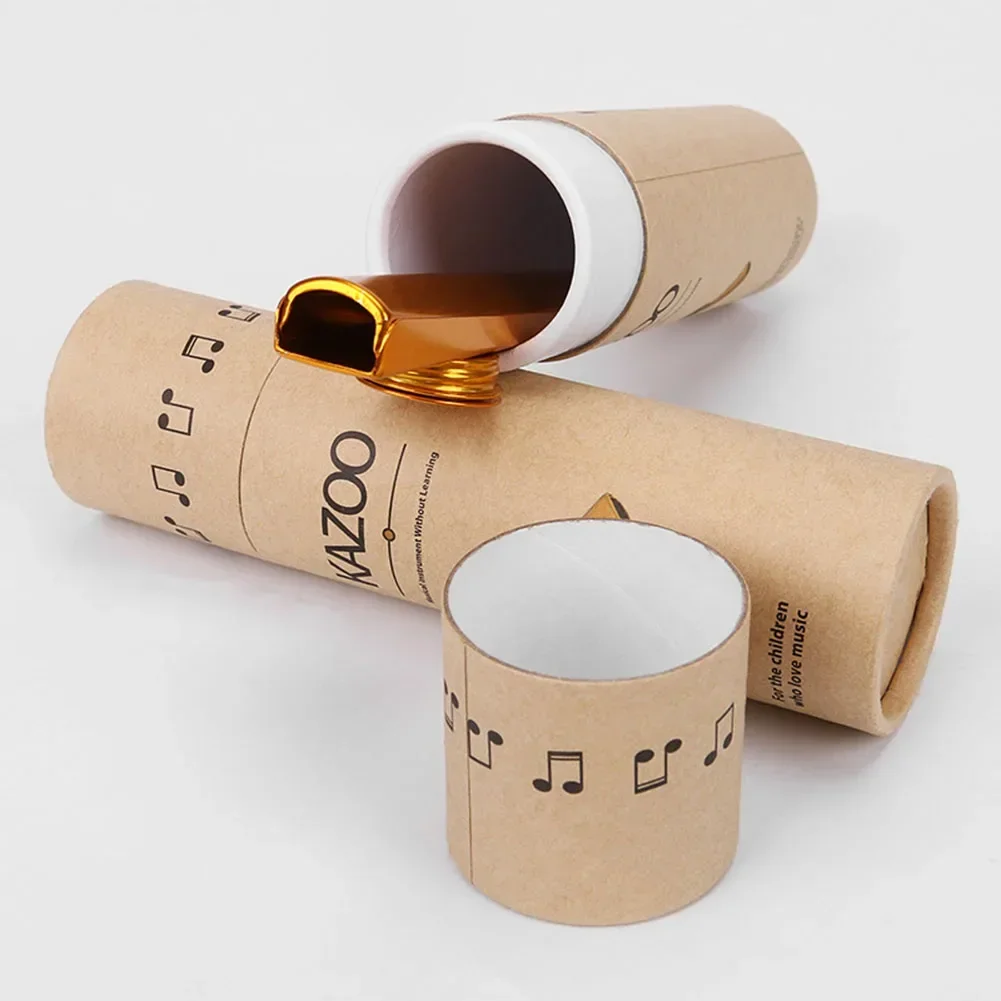 

Paper Storage Kazoo Box Gifts Holder Instrument Parts Mouth Blowing Musical Gifts Portable 15.5*4.35*4.35cm Carton For Kazoo