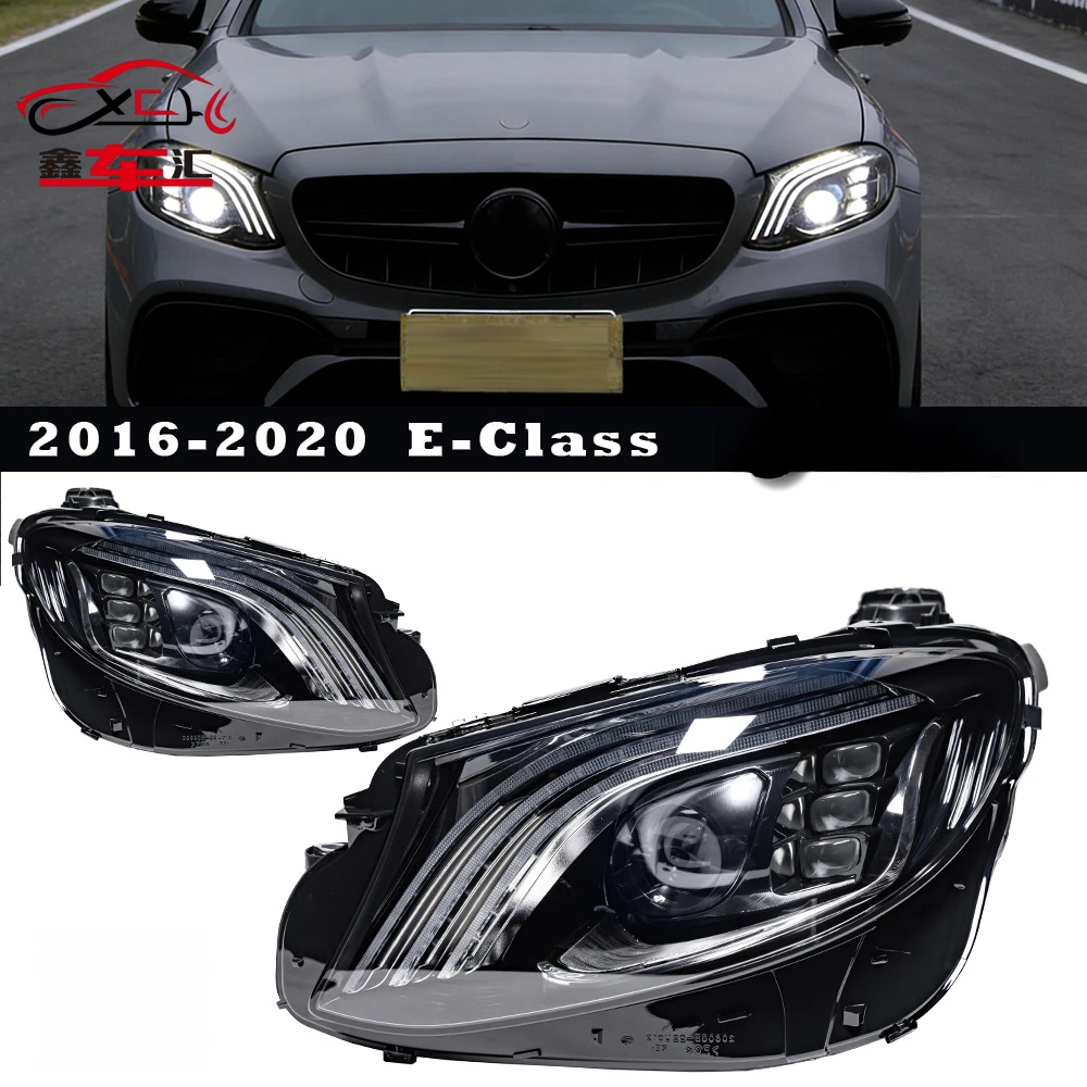 

Для модернизации фаровых блоков Mercedes-Benz E-Class W213 2016-2020 годов выпуска с LED-проекторами и дневными ходовыми огнями.