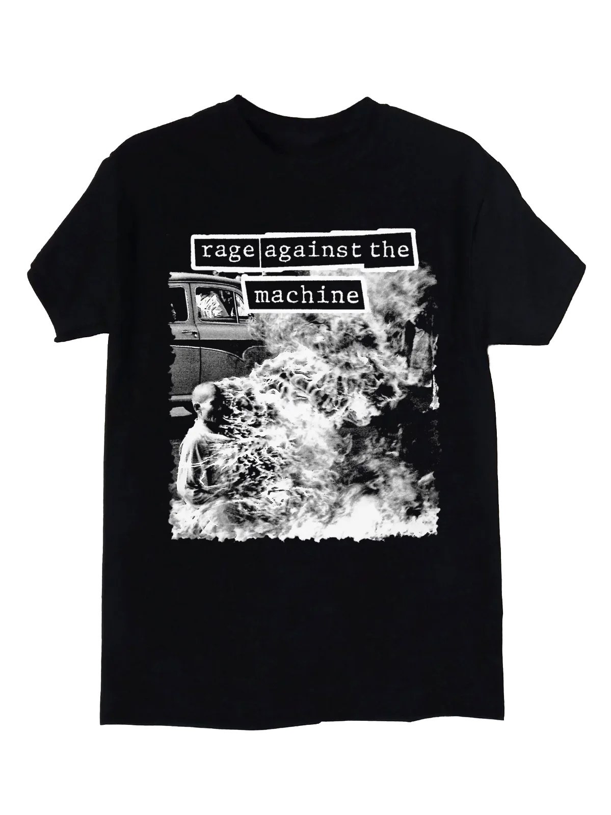 Rage Against The Machine New Black T-Shirt2024 High quality Brand Casual Printed 100% Cotton cheap wholesale