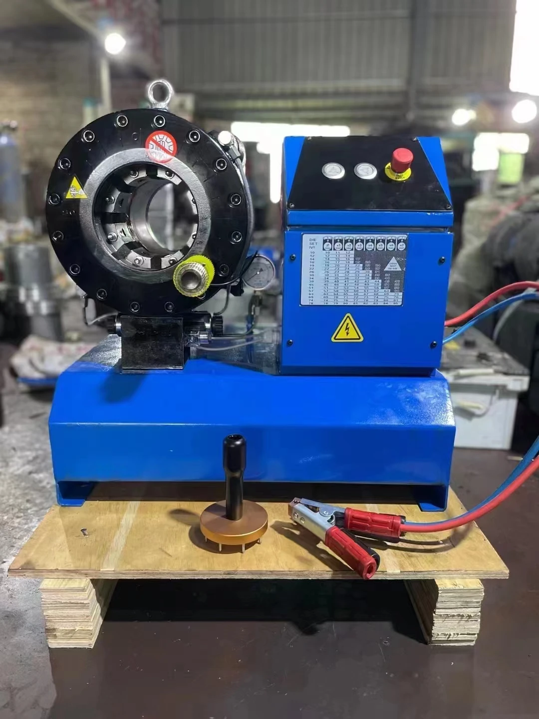 مبيعات المصنع مباشرة 12 فولت/24 فولت سائق البطارية على متن خرطوم العقص آلة خرطوم هيدروليكي آلة المكشكش آلة الضغط #4