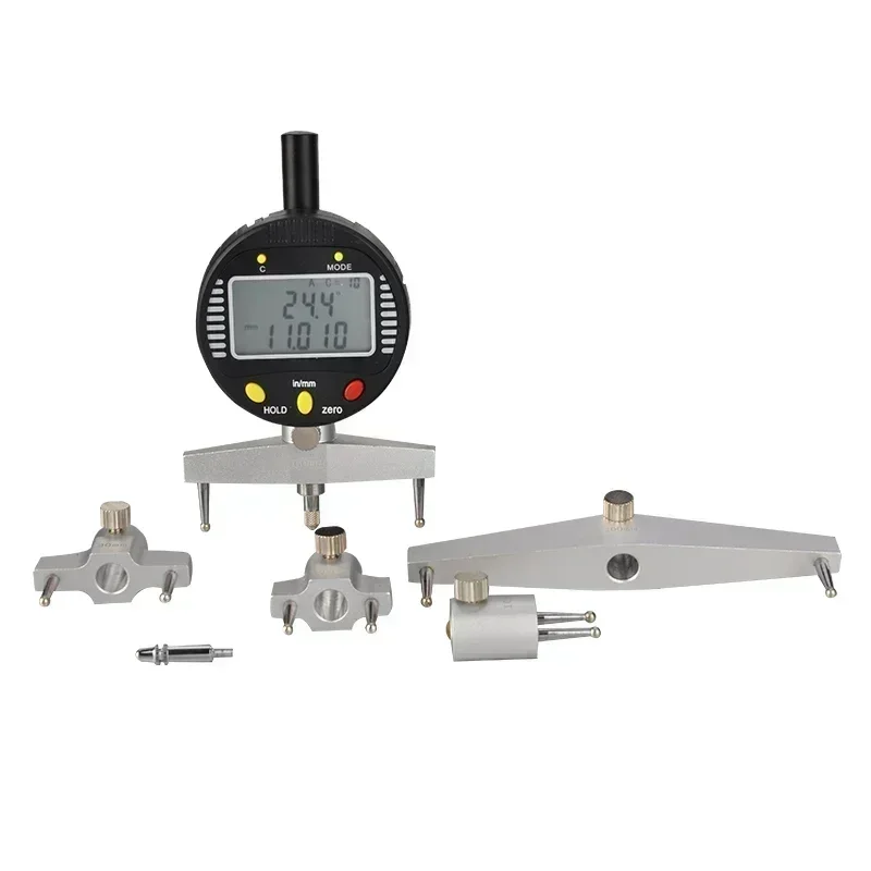SHANHR Radius Gaug Digital Inner and Outer Radius Measuring Instrument with 10mm/20mm/30mm/60mm/100mmReplaceable Measuring Claws