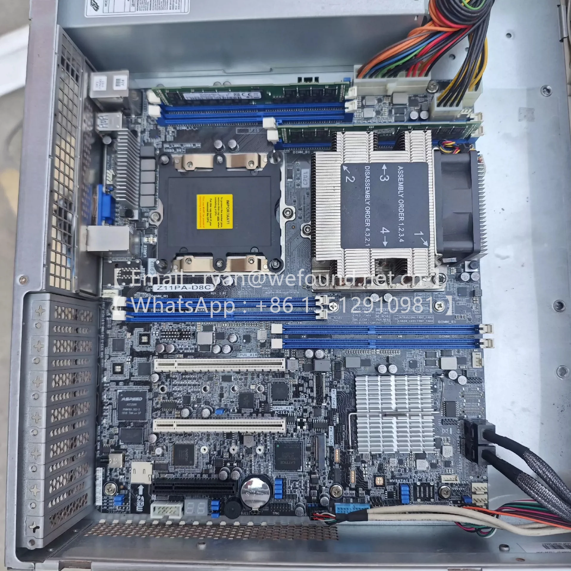 Z11PA-D8C LGA3647 C621 サーバーおよびワークステーション ボード