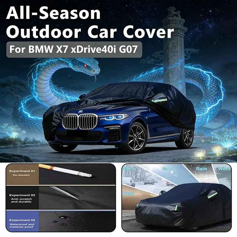 

Car covers for BMW X7 xDrive40i G07 Outdoor Protection Full Car Covers Snow Cover Sunshade Waterproof Dustproof Exterior
