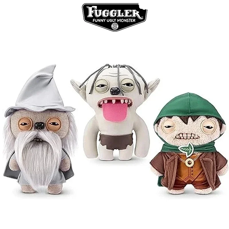 Original Fuggler Peluche jouet laid dent monstre large yeux bizarre annoté Alien amour suspeccieux renard Peluche Fuggler Peluche poupée