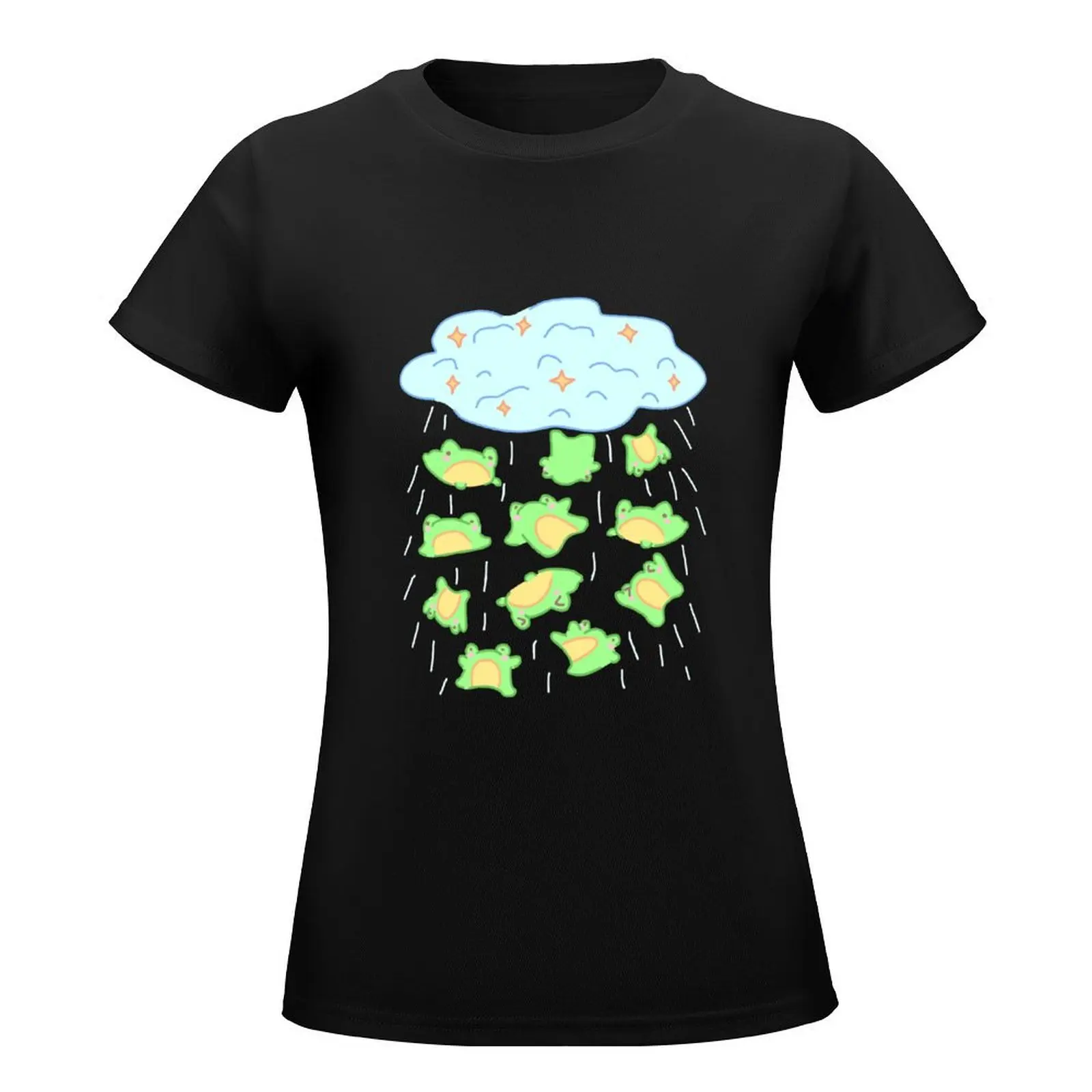 It's Raining Frogs T-Shirt tees Female clothing cute clothes shirts graphic tees plain t shirts for Women