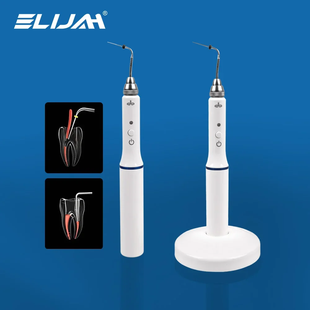 ELIJAH Gutta Percha Obturation Pen Root Canal Filling System 3 Second Rapid Heating Dentistry 2 Tips Dental Endodontics Tool