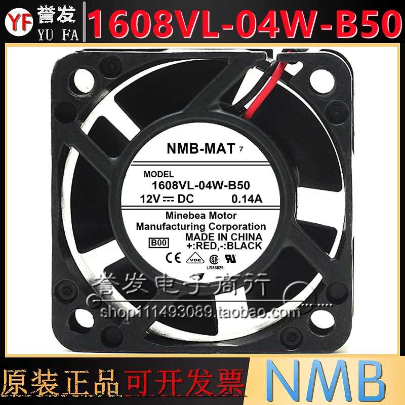 NEW ORIGINAL 1608VL-04W-B59 12V 0.14A 4020 40x40x20mm COOLING FAN RADIATOR